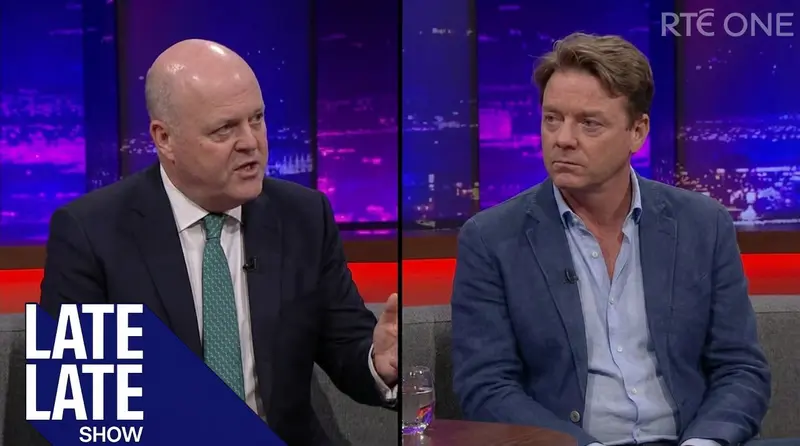 David McWilliams and Colin Hunt clash on Late Late Show